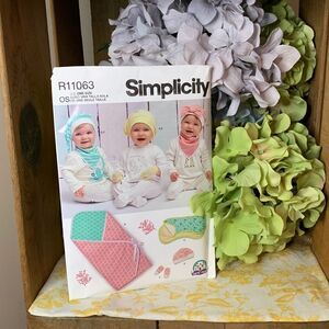 Simplicity baby accessories sewing pattern